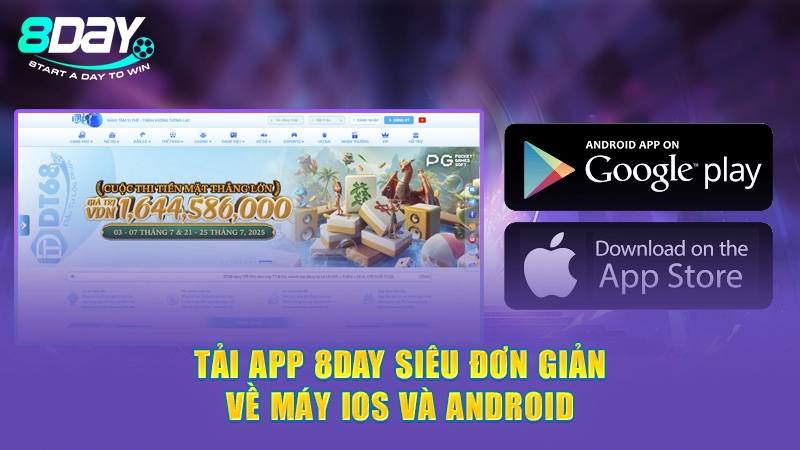 Tải App 8Day - Tận Hưởng Giải Trí Tiện Lợi Trên Điện Thoại 1 Tải app 8Day siêu đơn giản về máy iOS